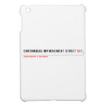 Continuous Improvement Street  iPad Mini Cases