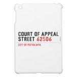 COURT OF APPEAL STREET  iPad Mini Cases
