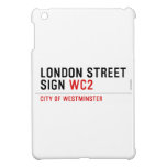 LONDON STREET SIGN  iPad Mini Cases
