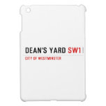 DEAN'S YARD  iPad Mini Cases