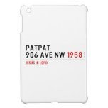 Patpat 906 ave nw  iPad Mini Cases