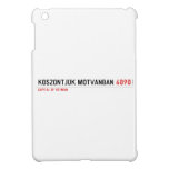 Köszöntjük Mótvánban  iPad Mini Cases