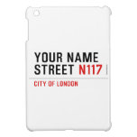 Your Name Street  iPad Mini Cases