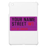 Your Name Street  iPad Mini Cases