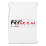 shibusen street  iPad Mini Cases