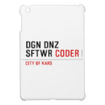 DGN DNZ SFTWR  iPad Mini Cases