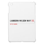 Lamborn Wilson Way  iPad Mini Cases
