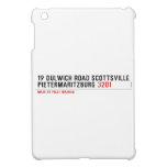 19 dulwich road scottsville  pietermaritzburg  iPad Mini Cases