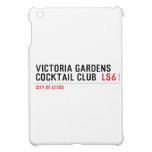 VICTORIA GARDENS  COCKTAIL CLUB   iPad Mini Cases