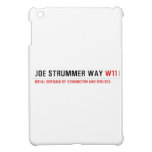 Joe Strummer Way  iPad Mini Cases