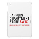 HARRODS DEPARTMENT STORE  iPad Mini Cases