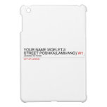 Your Name moeletji Street poshka(lamivano)  iPad Mini Cases