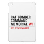 raf bomber command memorial  iPad Mini Cases
