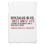 DekZalus Blvd.   iPad Mini Cases