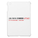Jln. Raya sembon  iPad Mini Cases
