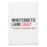 whitcrofts lane  iPad Mini Cases