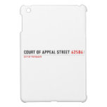 COURT OF APPEAL STREET  iPad Mini Cases