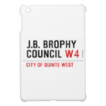 J.B. BROPHY COUNCIL  iPad Mini Cases