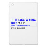 jl.telaga warna no.2  iPad Mini Cases