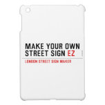 make your own street sign  iPad Mini Cases