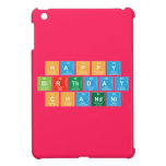 Happy 
 Birthday
 Chandni  iPad Mini Cases