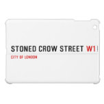 stoned crow Street  iPad Mini Cases