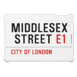MIDDLESEX  STREET  iPad Mini Cases