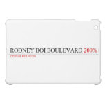 Rodney Boi Boulevard  iPad Mini Cases