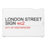 LONDON STREET SIGN  iPad Mini Cases