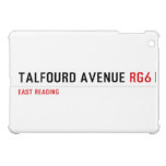 Talfourd avenue  iPad Mini Cases