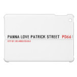 panna love patrick street   iPad Mini Cases