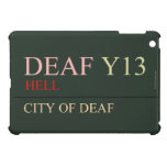 deaf  iPad Mini Cases