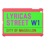 lyricas Street  iPad Mini Cases