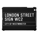 LONDON STREET SIGN  iPad Mini Cases