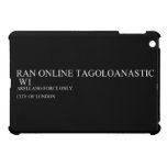 RAN ONLINE TAGOLOANASTIC   iPad Mini Cases