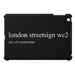 london streetsign  iPad Mini Cases