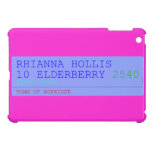 Rhianna hollis 10 elderberry  iPad Mini Cases