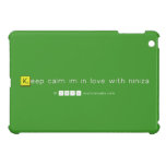 Keep calm im in love with niniza  iPad Mini Cases