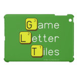 Game Letter Tiles  iPad Mini Cases