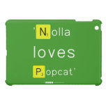 'Nolla 
 loves
 Popcat'  iPad Mini Cases