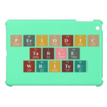 Periodic
 Table
 Writer  iPad Mini Cases
