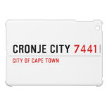 Cronje City  iPad Mini Cases