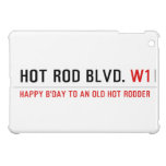 Hot Rod Blvd.  iPad Mini Cases