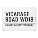 VICARAGE ROAD  iPad Mini Cases