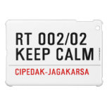 RT 002/02 KEEP CALM  iPad Mini Cases