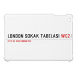 LONDON SOKAK TABELASI  iPad Mini Cases