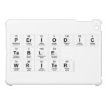 Periodic Table Writer  iPad Mini Cases