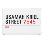 usamah kriel street  iPad Mini Cases
