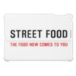 Street food  iPad Mini Cases