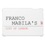 franco    mabila's  iPad Mini Cases